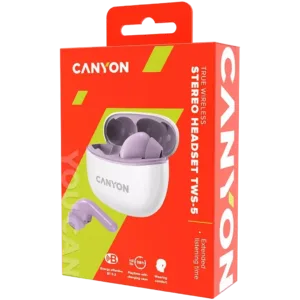 Canyon TWS 5 Purple CNS TWS5PU bezicne True wireless Bluetooth slusalice s mikrofonom ljubicaste 6