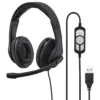 Hama HS USB300 PC Office Headset Black slusalice sa mikrofonom crne