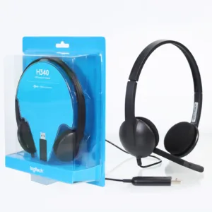 Logitech H340 Stereo USB slusalice sa mikrofonom za ponistavanje buke crne 1