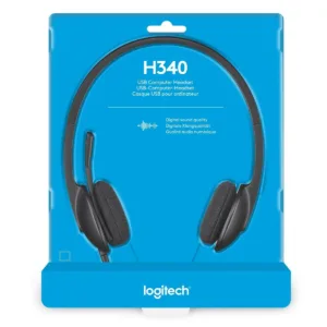 Logitech H340 Stereo USB slusalice sa mikrofonom za ponistavanje buke crne 2