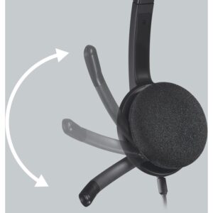 Logitech H340 Stereo USB slusalice sa mikrofonom za ponistavanje buke crne 6
