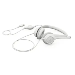 Logitech H390 slusalice bijele s mikrofonom USB White Noise canceling Rotating microphone 4