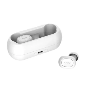 QCY T1C TWS bezicne True wireless Bluetooth slusalice s mikrofonom bijele 2