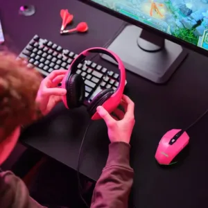 Trust GXT 415P Zirox gaming zicne slusalice s mikrofononom roze 8
