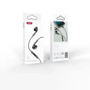 XO EP74 In Ear Black zicne slusalice sa mikrofonom 3.5mm Type C crne 3