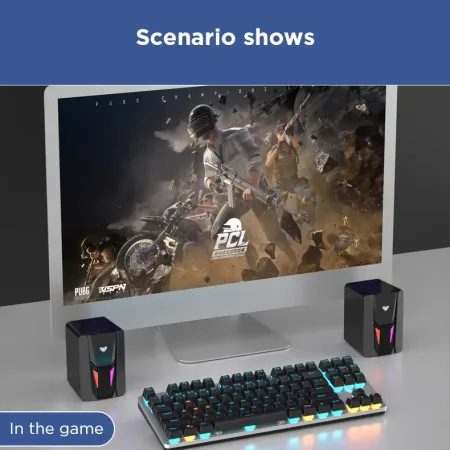 AULA N 108 RGB gaming 2.0 zicni zvucnici za racunar 9