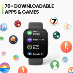 Amazfit Bip 5 Soft Black pametni sat crni
