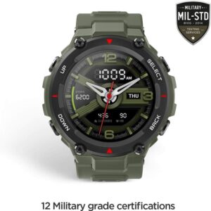 Amazfit T REX pametni sat Army Green vojna zelena boja smart satovi 2 min