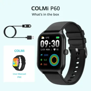 Colmi P60 Black pametni sat crni 3