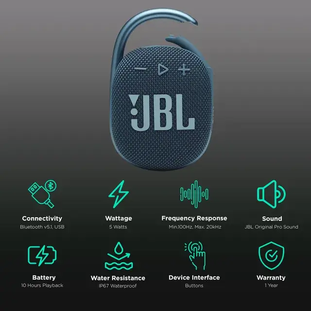 JBL-Clip-4-prenosni-Blue-Bluetooth-zvucnik-plavi-10.webp JBL Clip 4 prenosni Blue Bluetooth zvucnik plavi 10