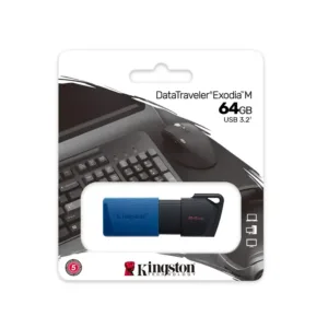 Kingston Exodia M 64GB USB 3.2. Blue, DataTraveler, crno-plavi