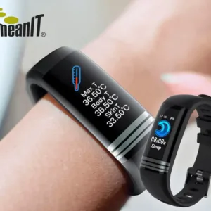 MeanIT M10 termo pametna narukvica crna 1