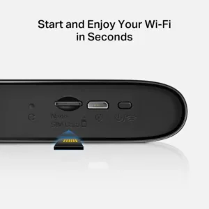 Mercusys MT110 4G LTE ruter, mobilni Wi-Fi, 2200 mAh baterija, 4G LTE brzine do 150 Mbps, 150 Mbps WiFi 2,4 GHz, SIM kartica Plug and Play