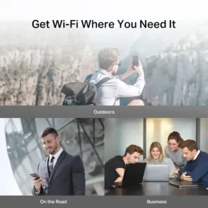 Mercusys MT110 4G LTE ruter, mobilni Wi-Fi, 2200 mAh baterija, 4G LTE brzine do 150 Mbps, 150 Mbps WiFi 2,4 GHz, SIM kartica Plug and Play