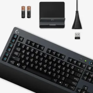 Logitech G613 bežična gaming mehanička tastatura USB prijemnik crna boja 920-008393
