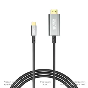 XO GB019 adapter kabl USB-C na HDMI 1.8m