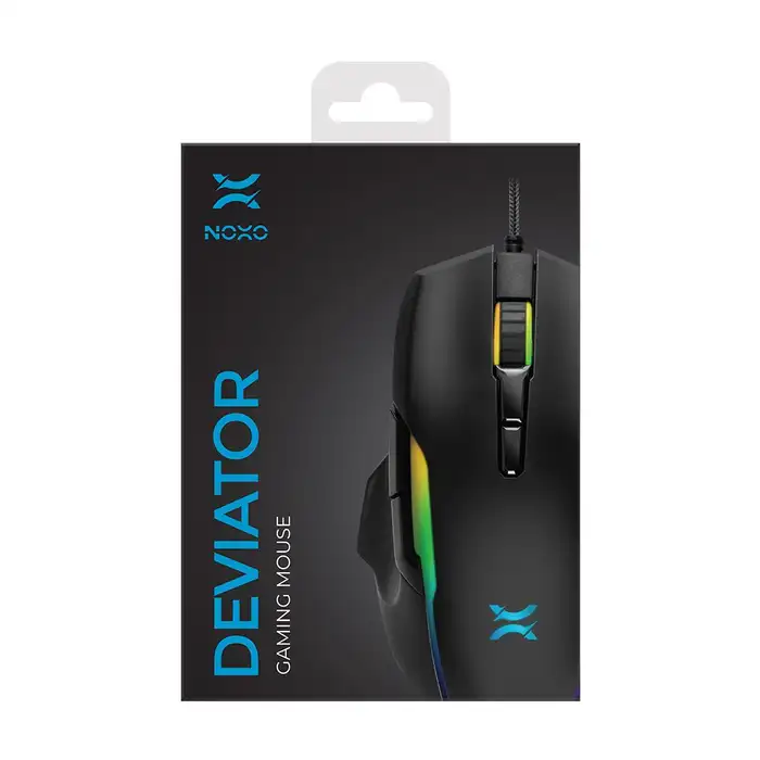 NOXO Deviator Gaming miš RGB 6400 DPI Ergonomičan žični 03 NOXO Deviator Gaming miš RGB 6400 DPI Ergonomičan žični