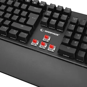 Rampage KB-R86 Umbra Gaming tastatura crna Red Switch