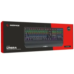 Rampage KB-R86 Umbra Gaming tastatura crna Red Switch