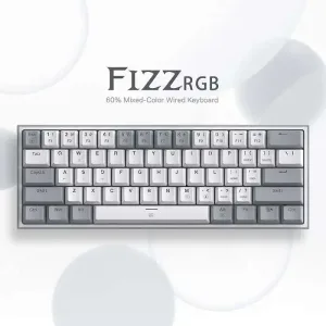ReDragon Fizz K617 mehanička gaming tastatura bijela žičana, crveni prekidači