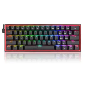 ReDragon Fizz K617 mehanička gaming tastatura crna žičana crveni prekidači