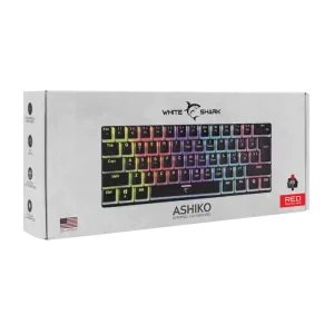 White Shark GK-2202 Ashiko Gaming mehanička tastatura crna crveni prekidači