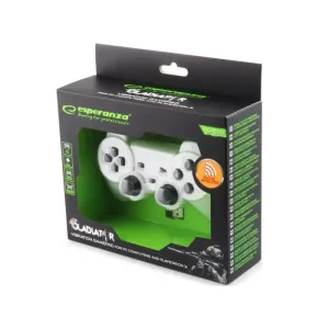 Esperanza EGG108W bežični Gamepad Gladiator White za PS3 i PC bijeli dzojstik