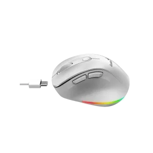 Genius Ergo 9000S Pro Pearl White bežični miš