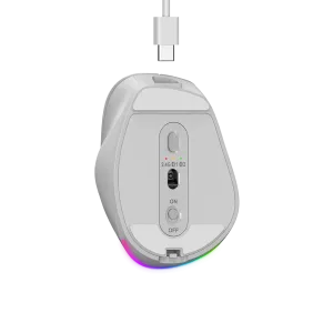 Genius Ergo 9000S Pro Pearl White bežični miš