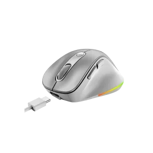 Genius Ergo 9000S Pro Silver bežični miš sivi