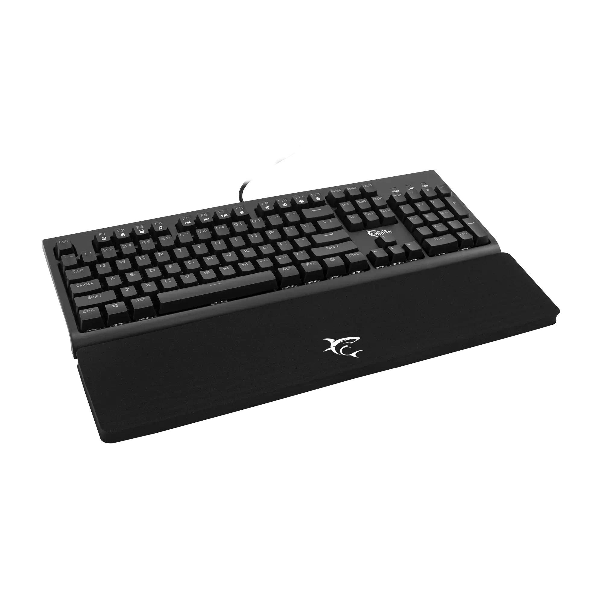 White Shark KP-1899 Sirius Gaming podloga za tastaturu 450 x 100 mm crna 01 White Shark KP-1899 Sirius Gaming naslon za dlanove