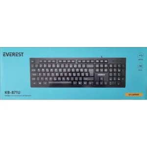 Everest KB-871U žična tastatura crna