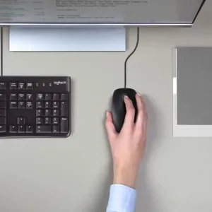Logitech B110 Silent miš crni žični