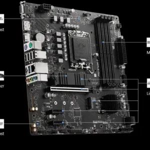 MSI PRO B760M-P matična ploča Socket 1700 4x DDR5