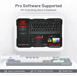 ReDragon K628 Pollux Gaming tastatura RGB bijela
