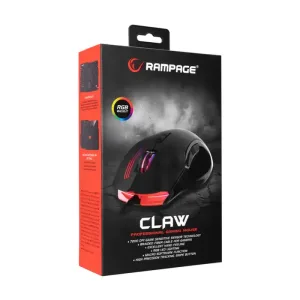 Rampage SMX-G38 Claw Gaming miš crni RGB 7200 DPI