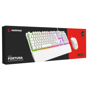 Rampage KM-RX7 Fortuna V2 Combo Gaming set tastatura miš bijeli