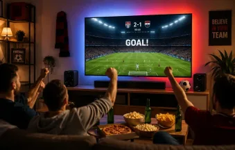 Gledanje fudbalske utakmice kod kuće Kako stvoriti atmosferu kao na stadionu